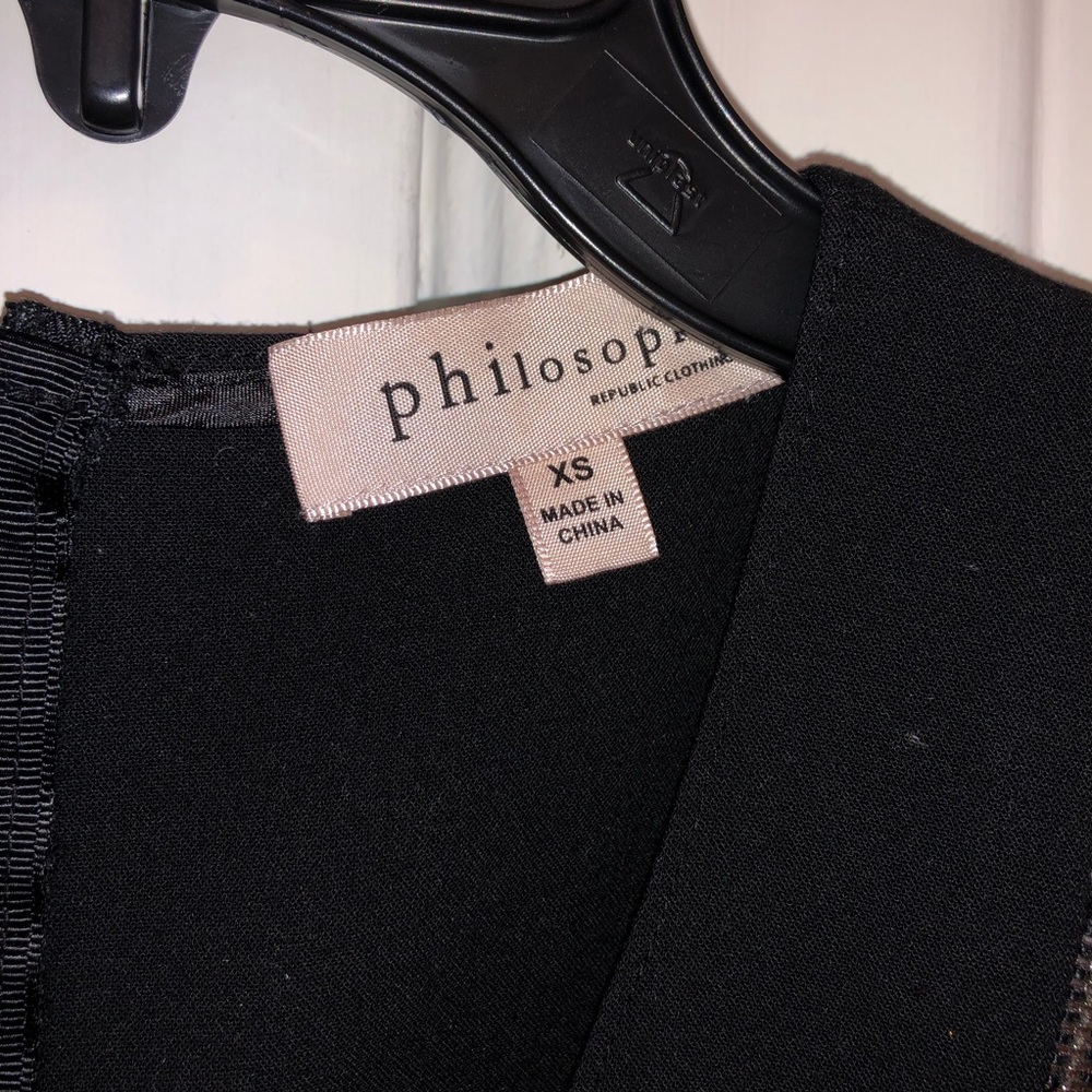 Philosophy Republic black top with zippers - Picture 3 of 4